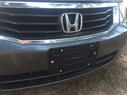 2 Front Bumper License Plate Tag Holder Mount Mounting Relocator Adapter Kit Bracket For Honda (All Models) Quantity Discount(9.