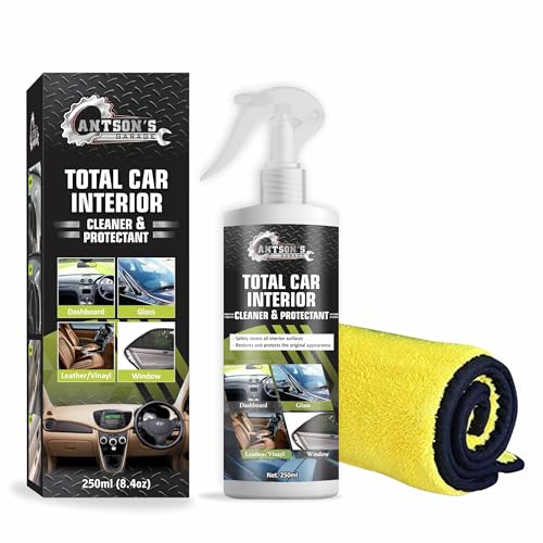 Antson Car Interior Cleaner And Protectant | Safe As A Car Seat Cleaner And For All Interior Surfaces Including Leather And Fabr