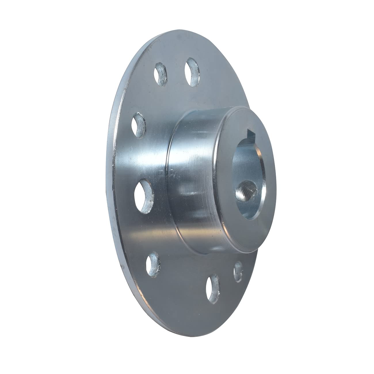 JSCJCAS Go Kart Axle Hub Steel Sprocket Hub 1" Bore 1/4" Keyway Silver MK0151
