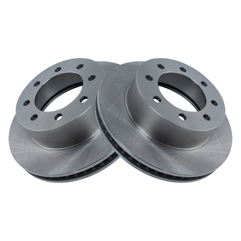 Trq Front Brake Rotors Set Vented Compatible With 2006-2008 Dodge Ram 1500 2003-2008 Ram 2500 Ram 3500