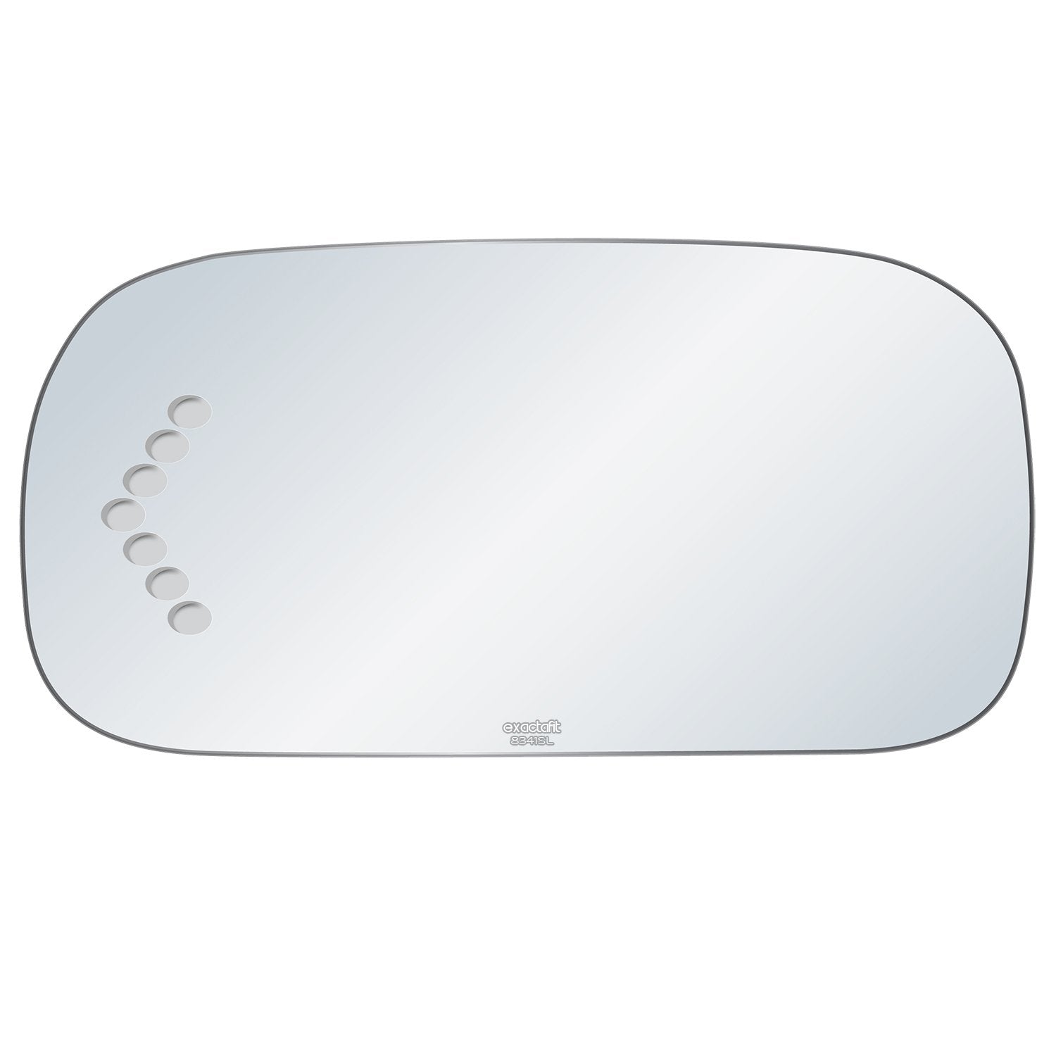 exactafit 8341SL Driver Side Mirror Glass Left Replacement With Turn Signal Arrow Compatible With 20032005 Cadillac DeVille