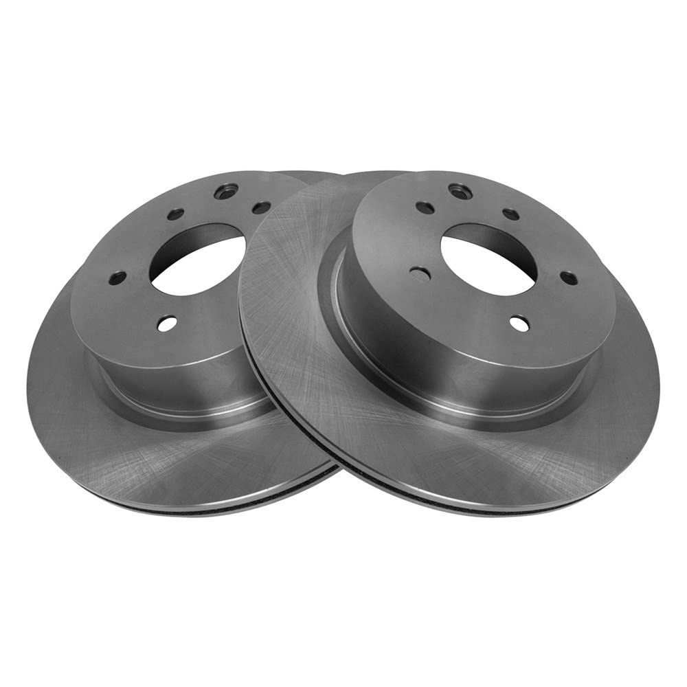 Trq Rear Brake Rotors Set Vented Compatible With 2009-2023 Nissan Maxima