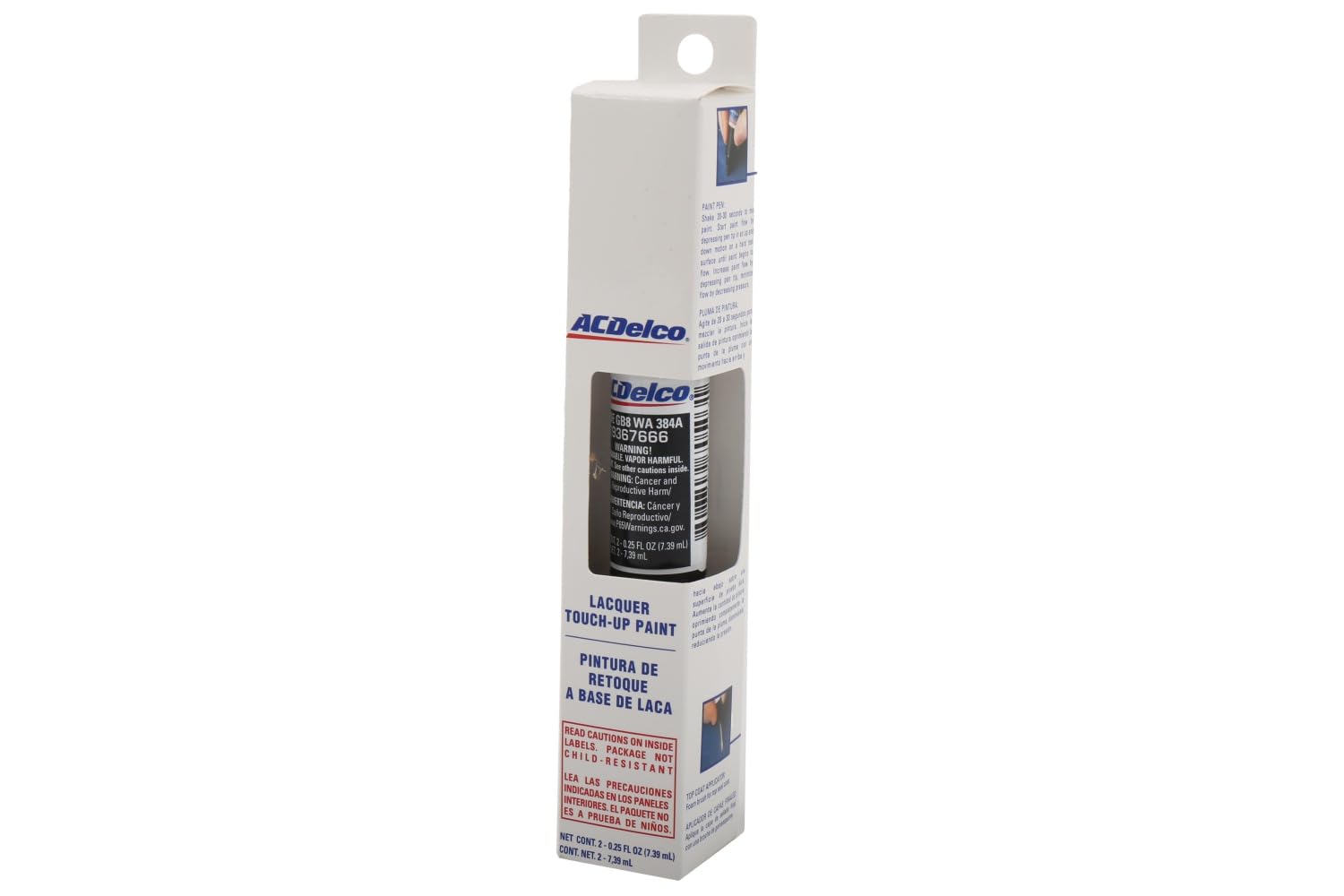 ACDelco GM Original Equipment 19367666 Black Meet Kettle (WA384A) Four-In-One Touch-Up Paint - .5 oz Pen