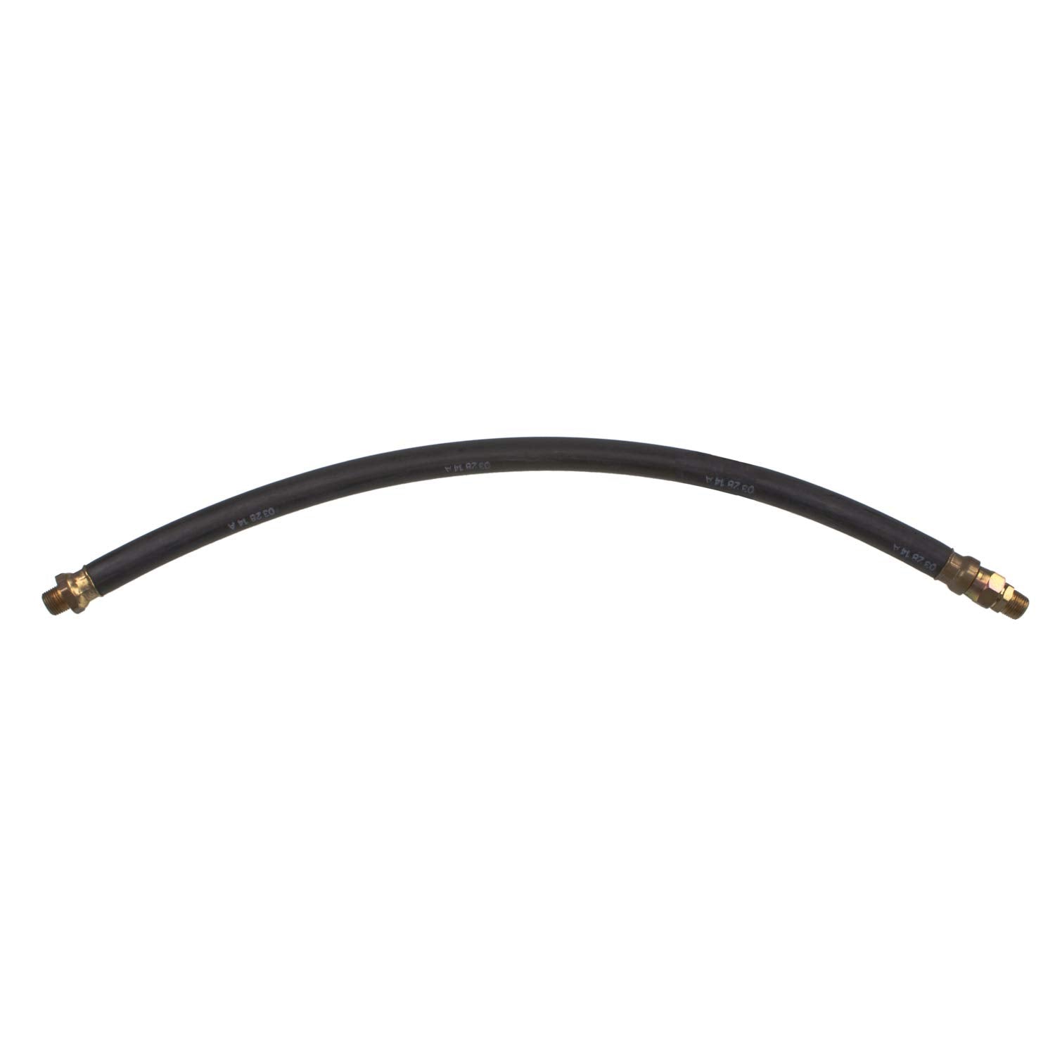 1/2' Air Hose Assembly - 26' - 3/8'-18 (1 Fixed & 1 Swivel) - Max Op 225 Psi