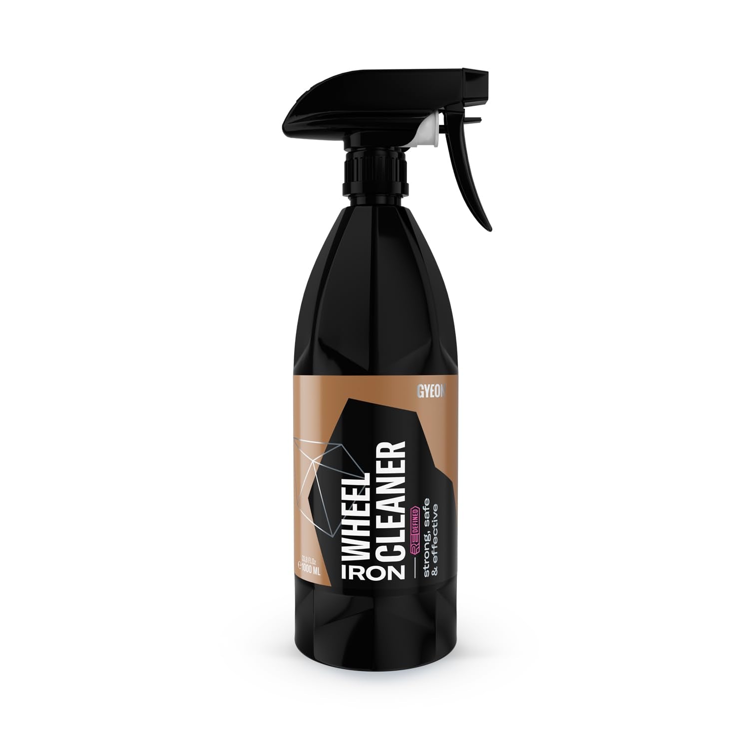 Gyeon Iron Wheel Cleaner Redefined 1000 Ml - Improved Formula - Powerful Wheel Cleaner And Brake Dust Remover - Safe On All Wheel Finishes And Rim Types