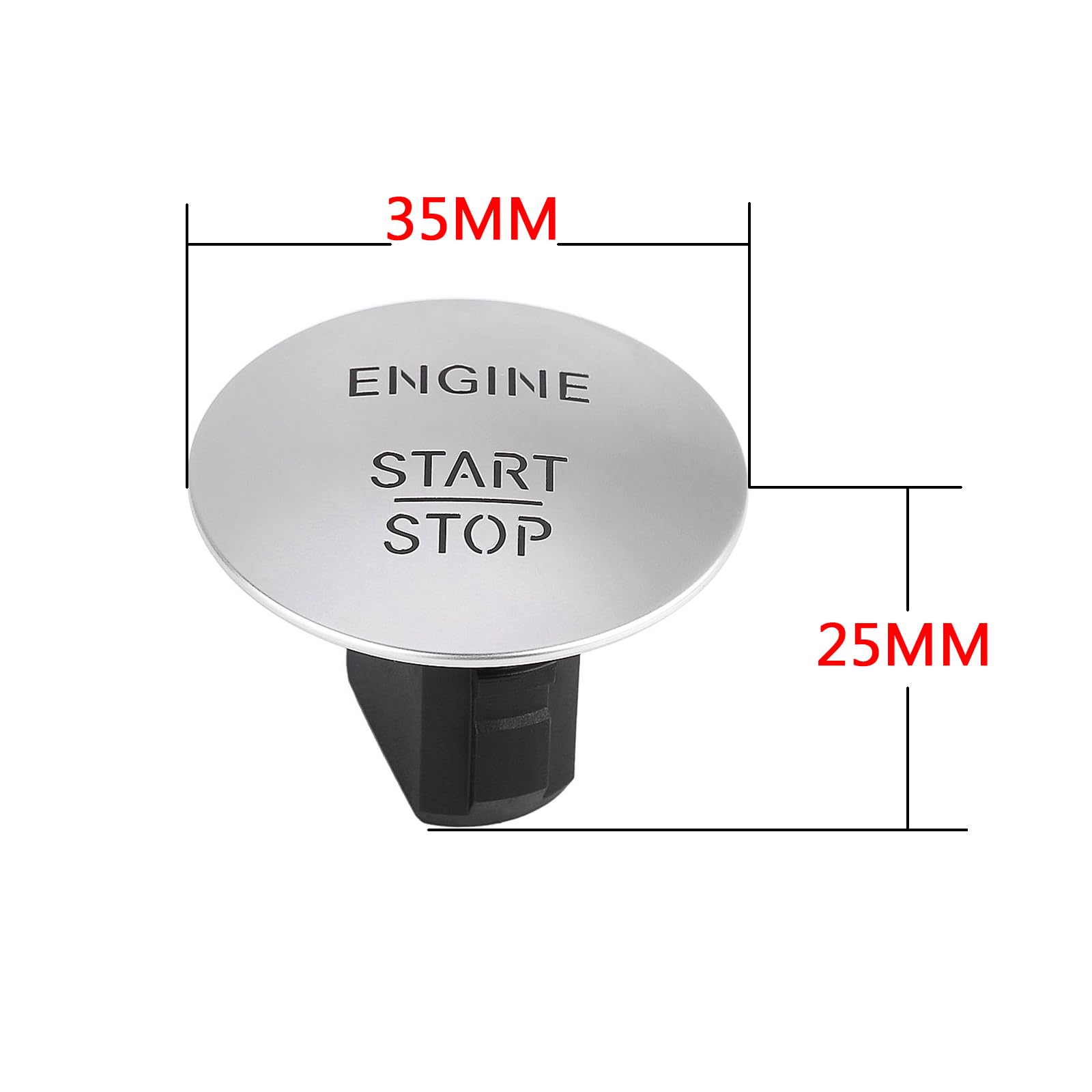 Engine Start Stop Button Switch for Mercedes Benz B, C, CL, CLA, CLS, E, GL, GLA, GLC, GLE, GLK, GLS, ML, R, S, SL, SLC, SLK Ser