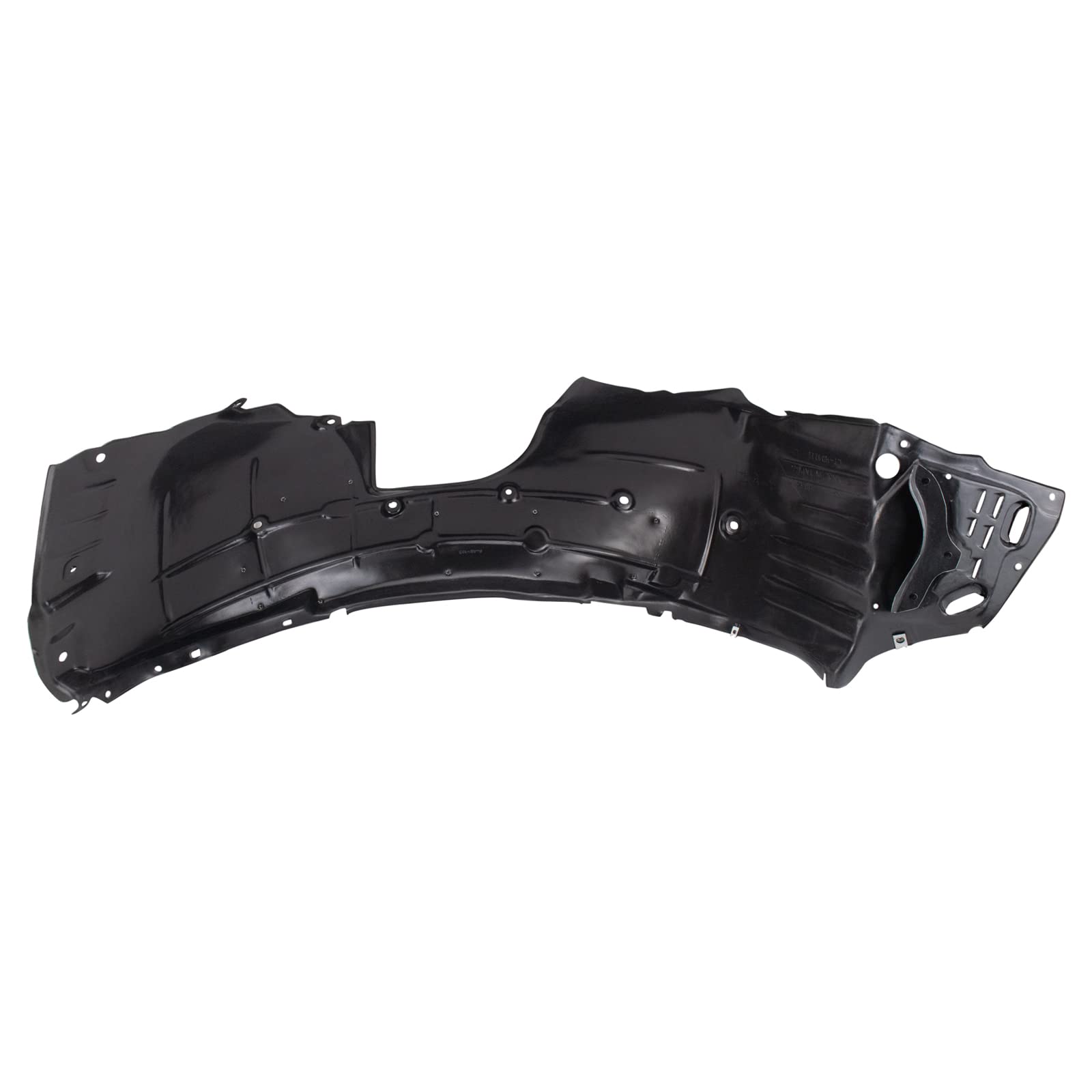 Trq Front Inner Fender Liner Set Compatible With 2020-2021 Honda Civic Ho1248194 Ho1249194