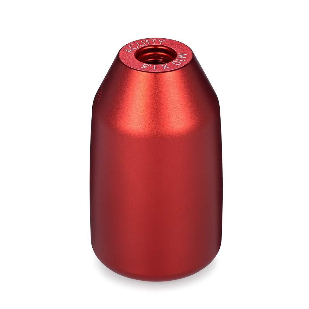 Acuity ESCO-T6 Shift Knob, M10x1.5, Aluminum, Satin Red Anodized Finish, Model ACU1886-T6B