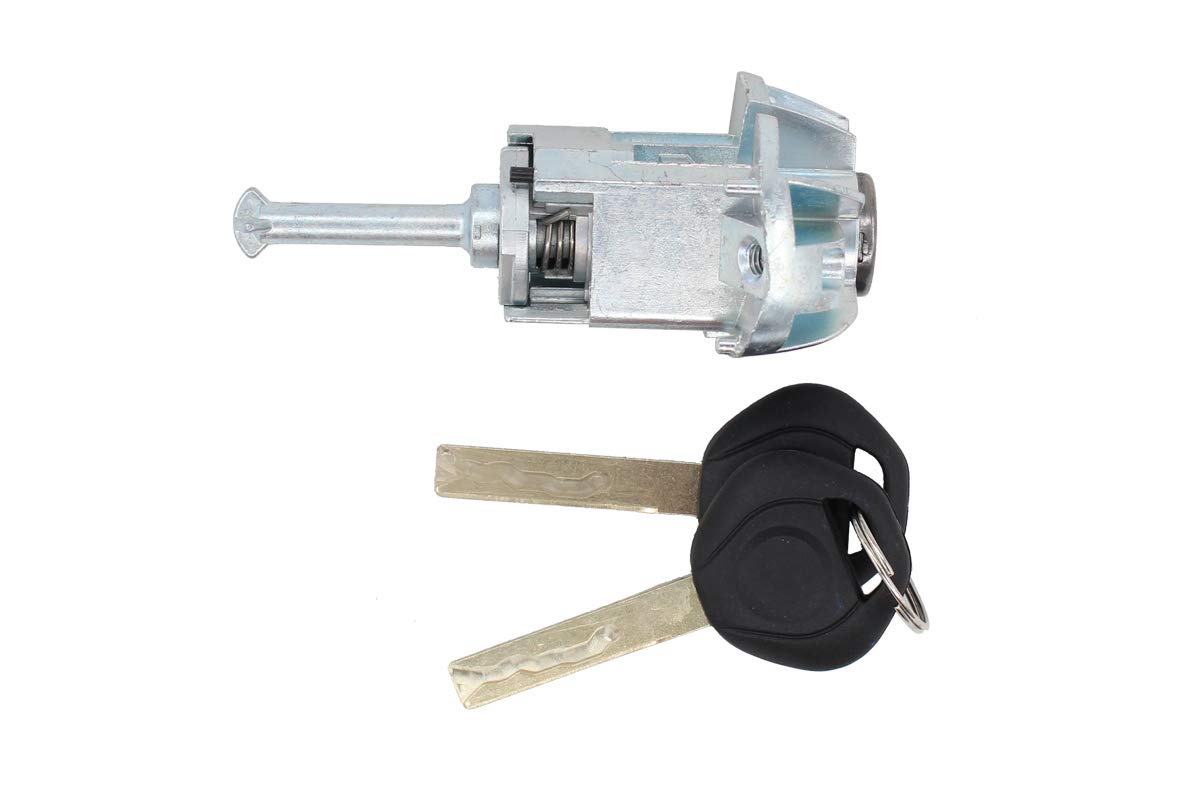 Newyall Front Left Lh Driver Side Door Lock Cylinder Barrel W/ 2 Keys For Bmw 320I 2001-2005 323I 1999-2000 325Ci 2001-2006 325I 2001-2005 328I 1999-2000 330Ci 2001-2006 330I 2001-2005