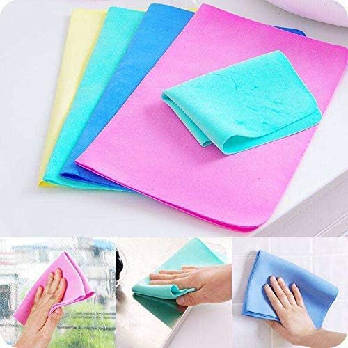 Gra8 Magic Chamois Towel  Super Absorbent, FastDry PVA Cloth for Car & Kitchen | Reusable, StreakFree, ScratchSafe Cleaner
