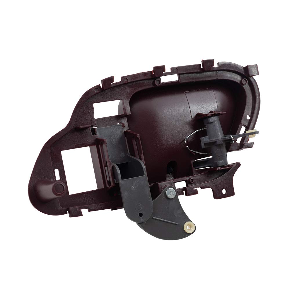 Brock Replacement Drivers Inside Inner Red Door Handle Compatible With 95-02 Pickup Truck 15708049