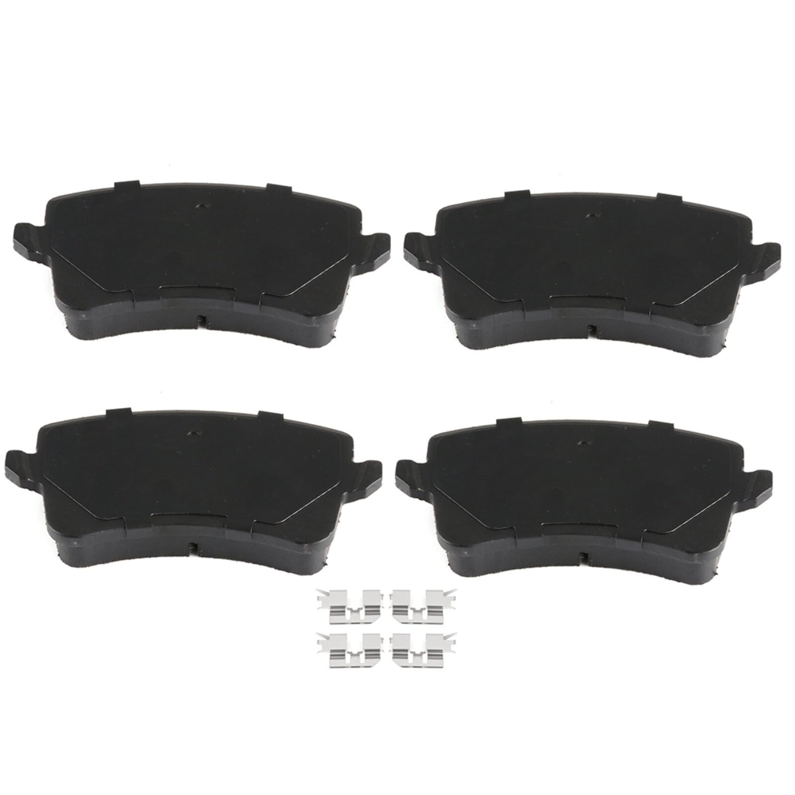 Eccpp Rear Semi Metallic Disc Brake Pad Set - 4Pcs Fit For Audi A4 2009-2016, A5 2010-2014, S5 2008-2017