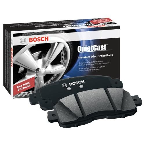 BOSCH BC464 QuietCast Premium Ceramic Disc Brake Pad Set - Compatible with Select Hyundai Elantra, Tiburon; Kia Spectra, Spectra