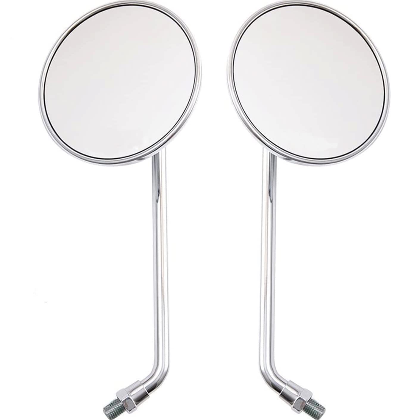 Rear View Mirror 10mm Motorcycle Scooter Round Moped Mirrors for Honda Honda CB 350 450 500 550 600 650 900 750 Suzuki Kawasaki/