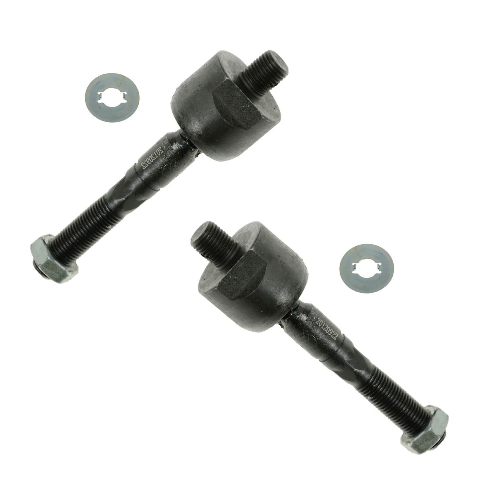 TRQ Front Inner Tie Rod Set Compatible with 2005-2012 Acura RL 2003-2007 Honda Accord