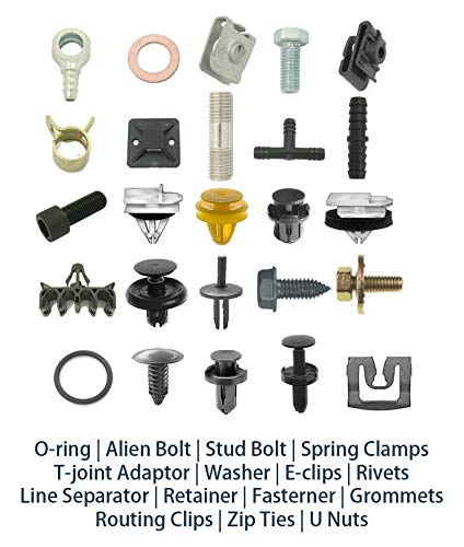Autobahn88 Retainer Clip For Hood Insulation, Compatible With Volvo (Oem: 9182822) (Pack Of 20)