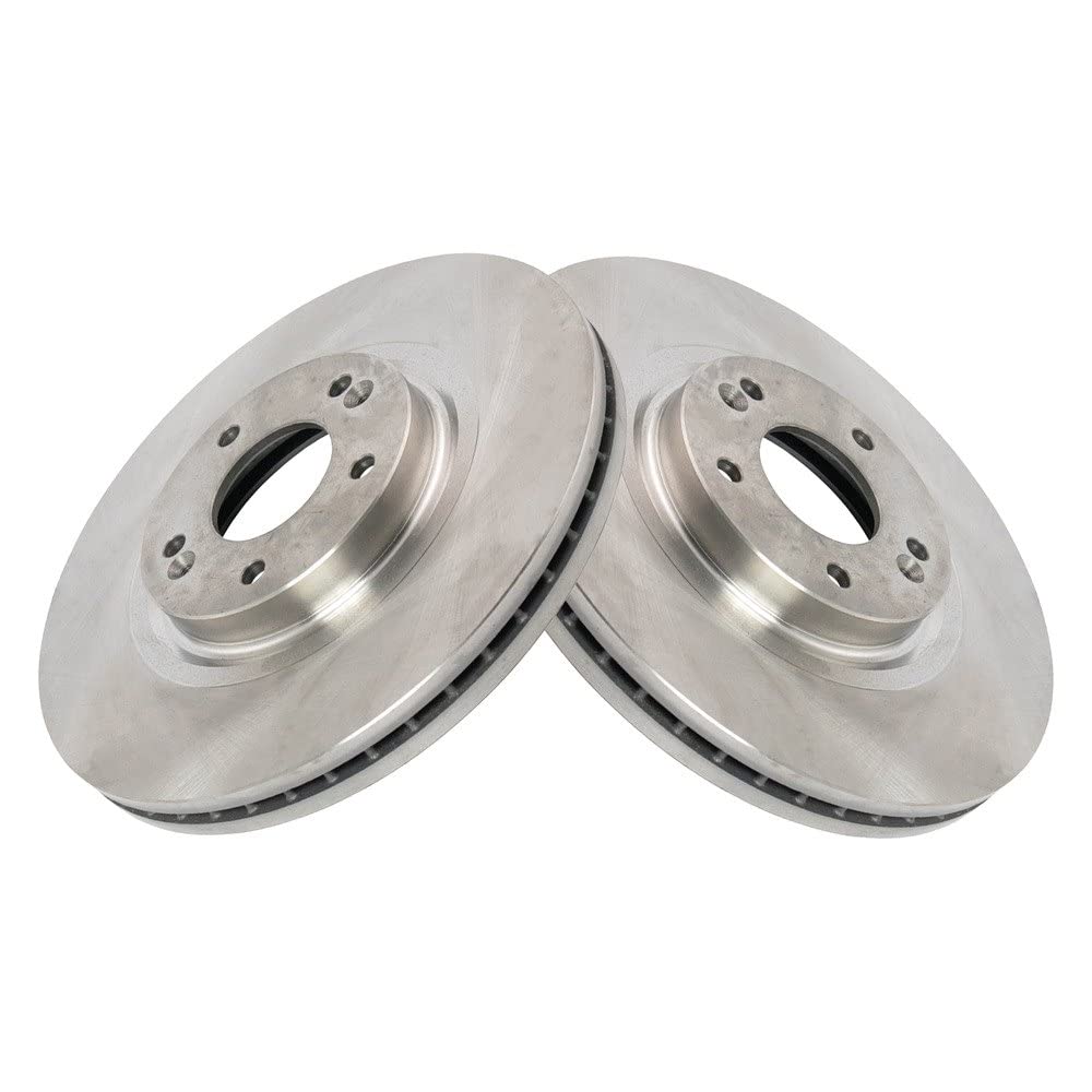 Trq Front Brake Rotors Set Vented Compatible With 2015-2021 Kia Sedona