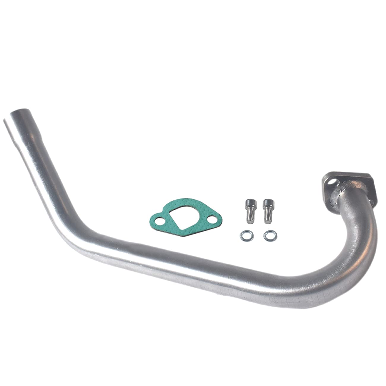 Upgrade Exhaust Pipe With Female Threaded For Coleman Powersports CT200U,CT200U-EX,BT200X,For Predator 212cc 196cc Go Kart& Mini