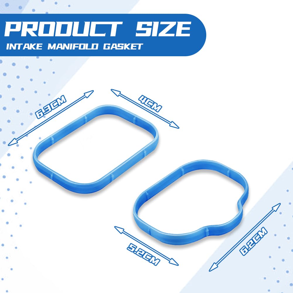 Kutyun Intake Manifold Upper And Lower Gasket Set, Intake Manifold Gasket Set Replacement For Dodge Chrysler Jeep Ram 3.6L, Repl