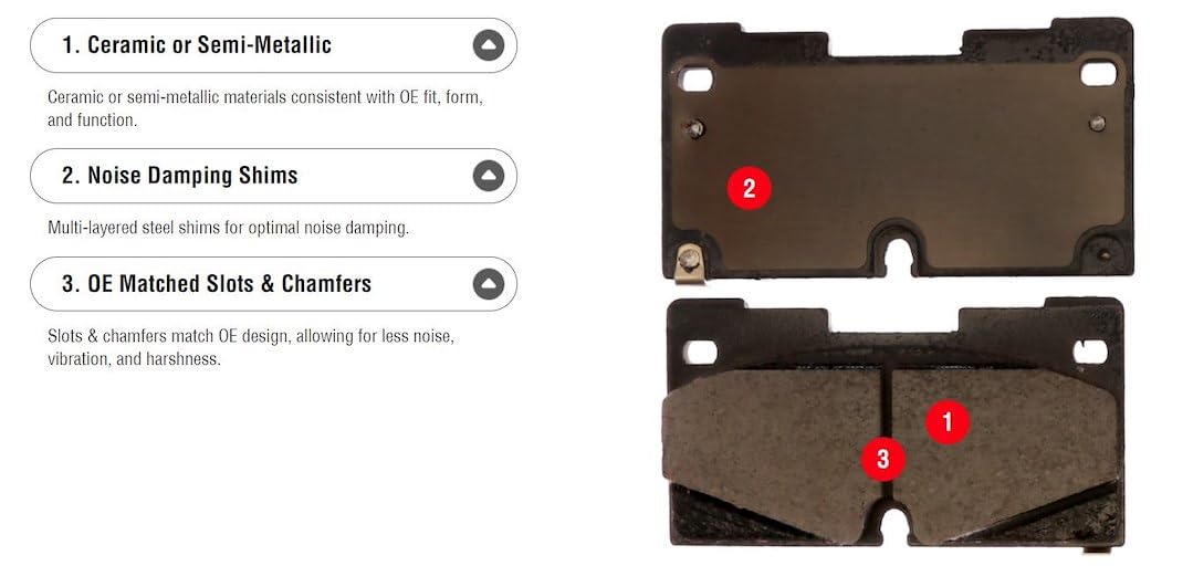 Raybestos Dsc Brk Pad Ceramic