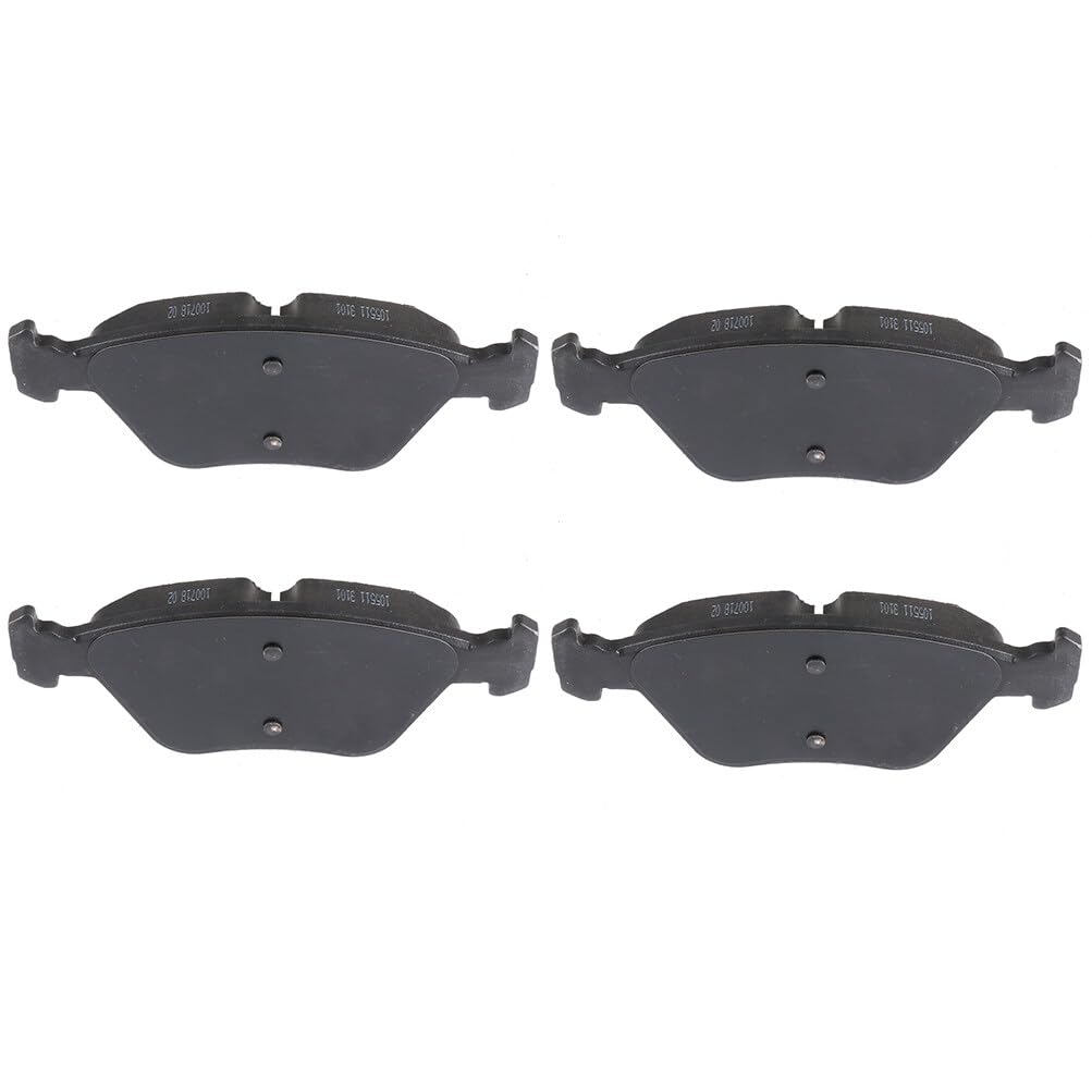 Cciyu D853 Front Semi-Metallic Disc Brake Pads Kit For Chrysler Crossfire For Mercedes-Benz Clk320 Clk430 E300 E320 E350 E430 Sl