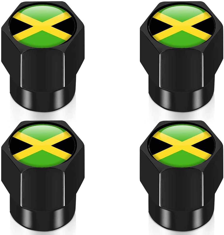 4Pcs Tire Valve Stem Caps Explosion Valve Cover Aluminum Alloy Compatible With Car Truck Suv Jamaica Car Accessories