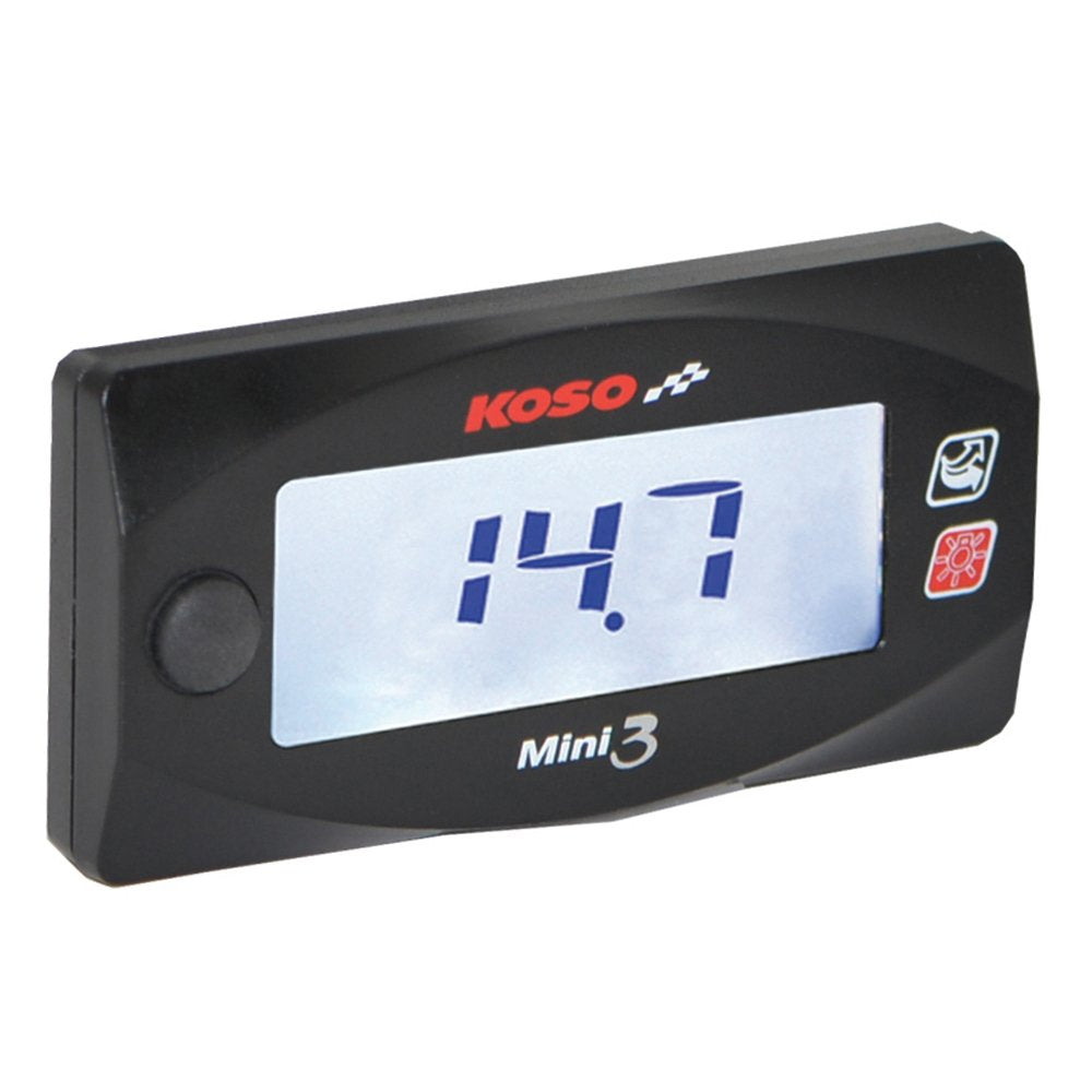 KOSO BA003214 Mini 3 Air/Fuel Ratio Meter