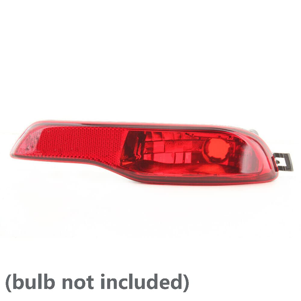 MASO Rear Bumper Reflector Driver & Passenger Side Light Lamp Lens Cover Compatible with Jeep Cherokees 2014 2015 2016 2017 2018