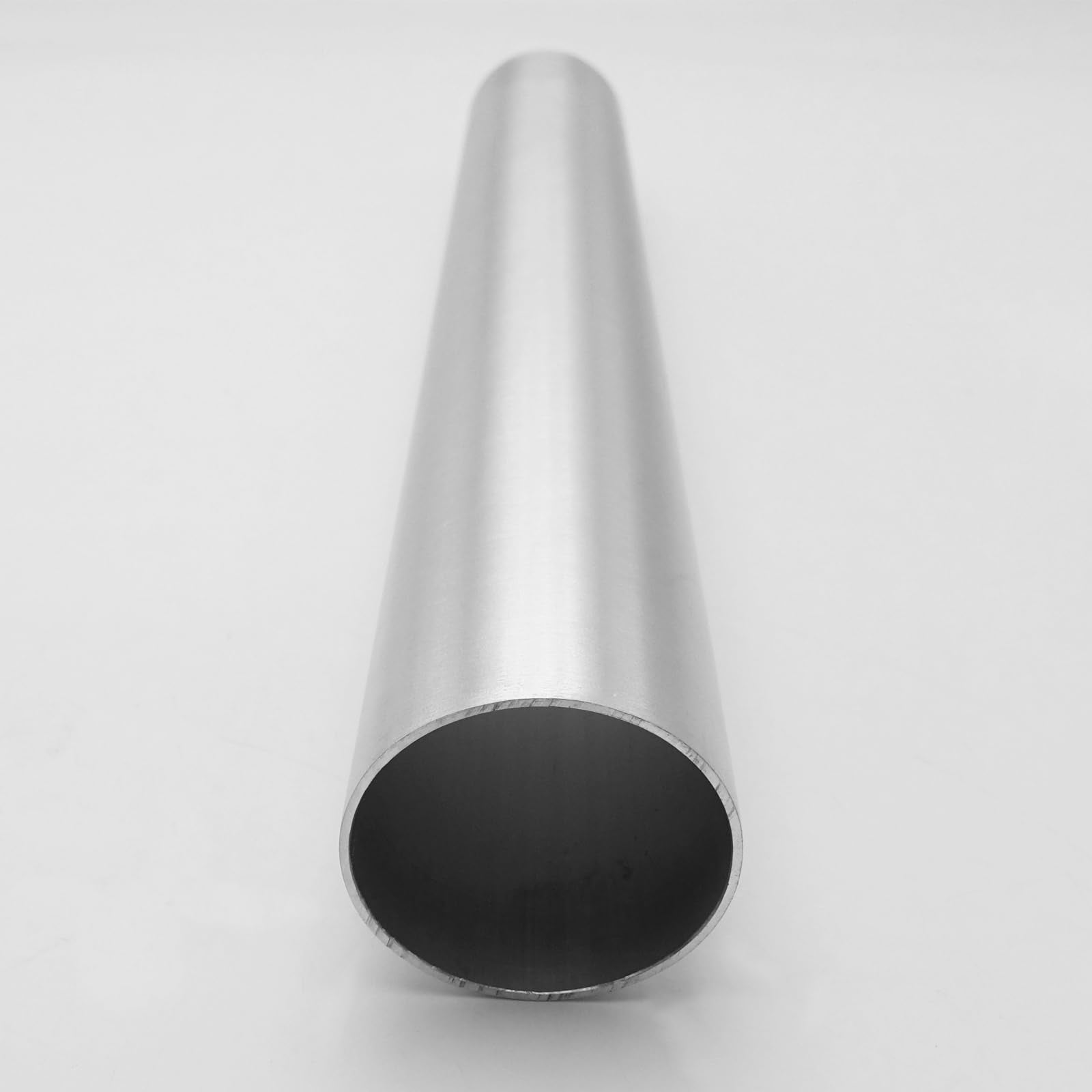 Ac Performance 1.75'' (45Mm) Od Straight Aluminum Intercooler Pipe Air Intake Tube, Brushed Finish