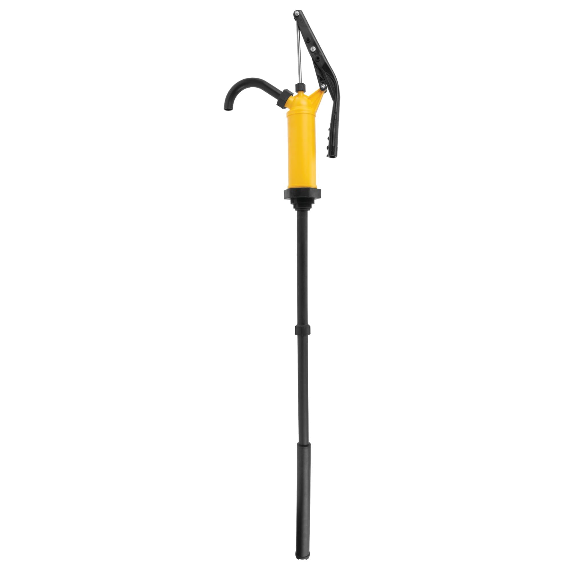 Performance Tool W54269 Yellow General Purpose Lever Action Barrel Drum Pump - Fits 15 To 55 Gallon Drums