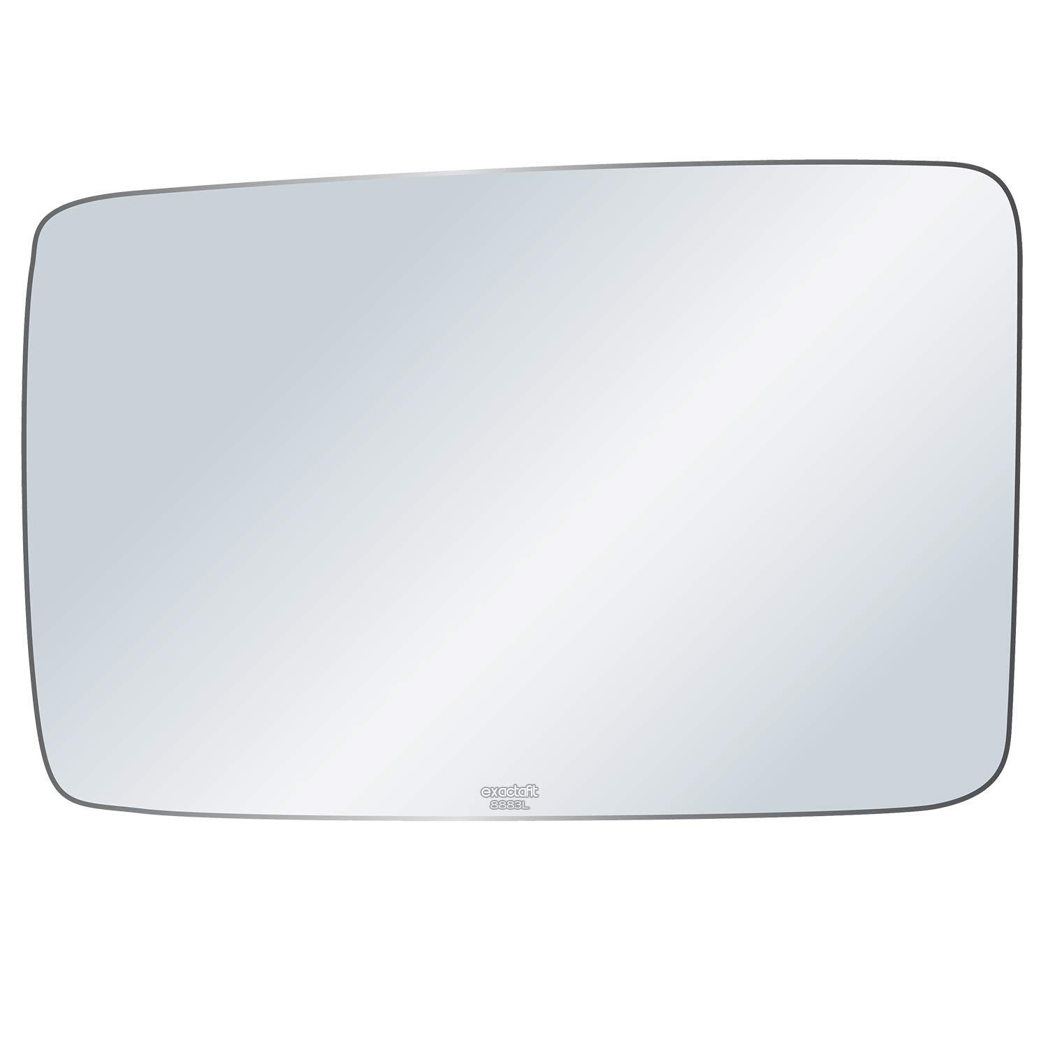 exactafit 8883L Driver Side Mirror Glass Left Replacement Compatible With Hummer 2006-2010 H3, 2009-2010 H3T