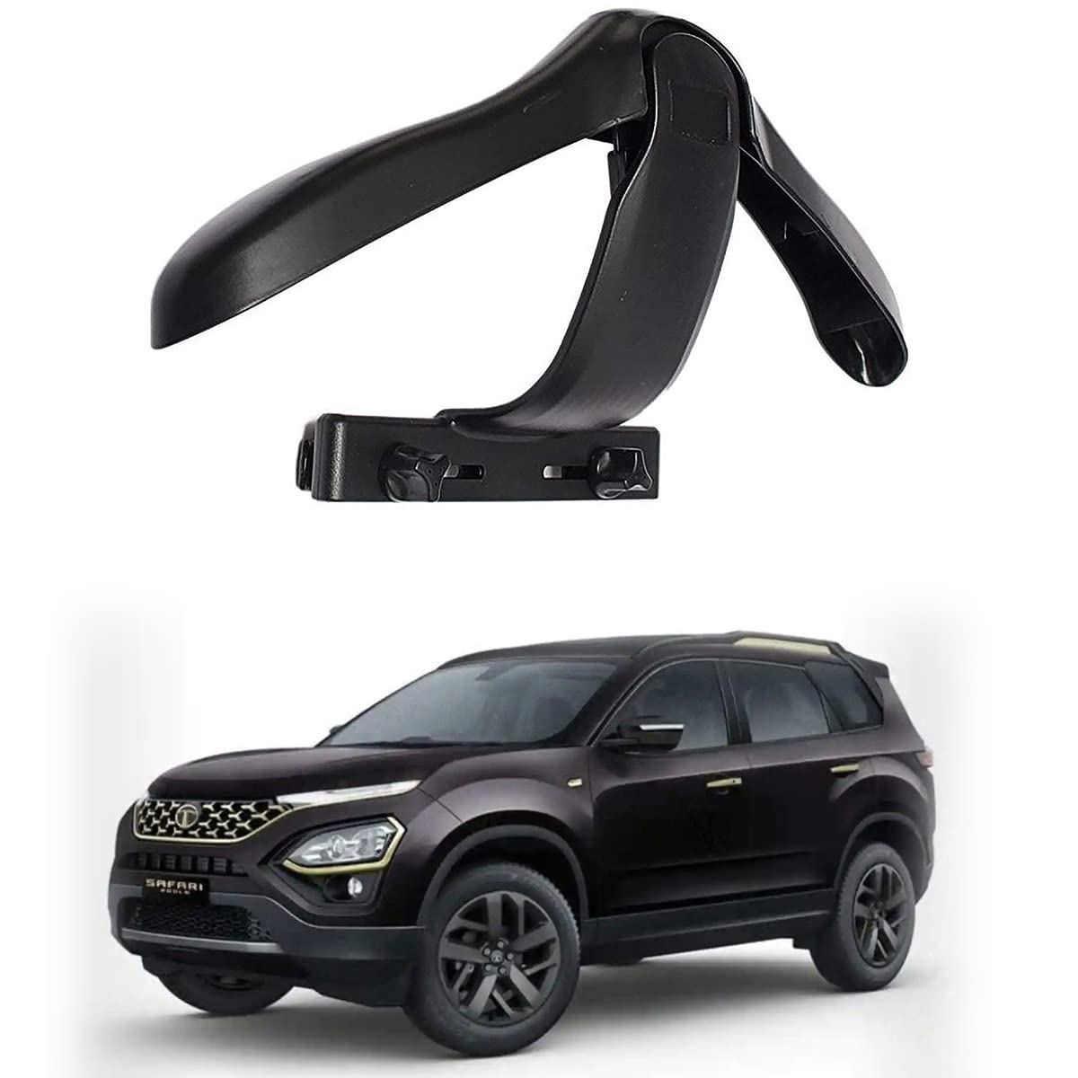 Oshotto CH04 Detachable Headrest Car Coat Hanger Back Seat Clothes Holder for Suit Coats Blazer Jackets Compatible with Tata Sa