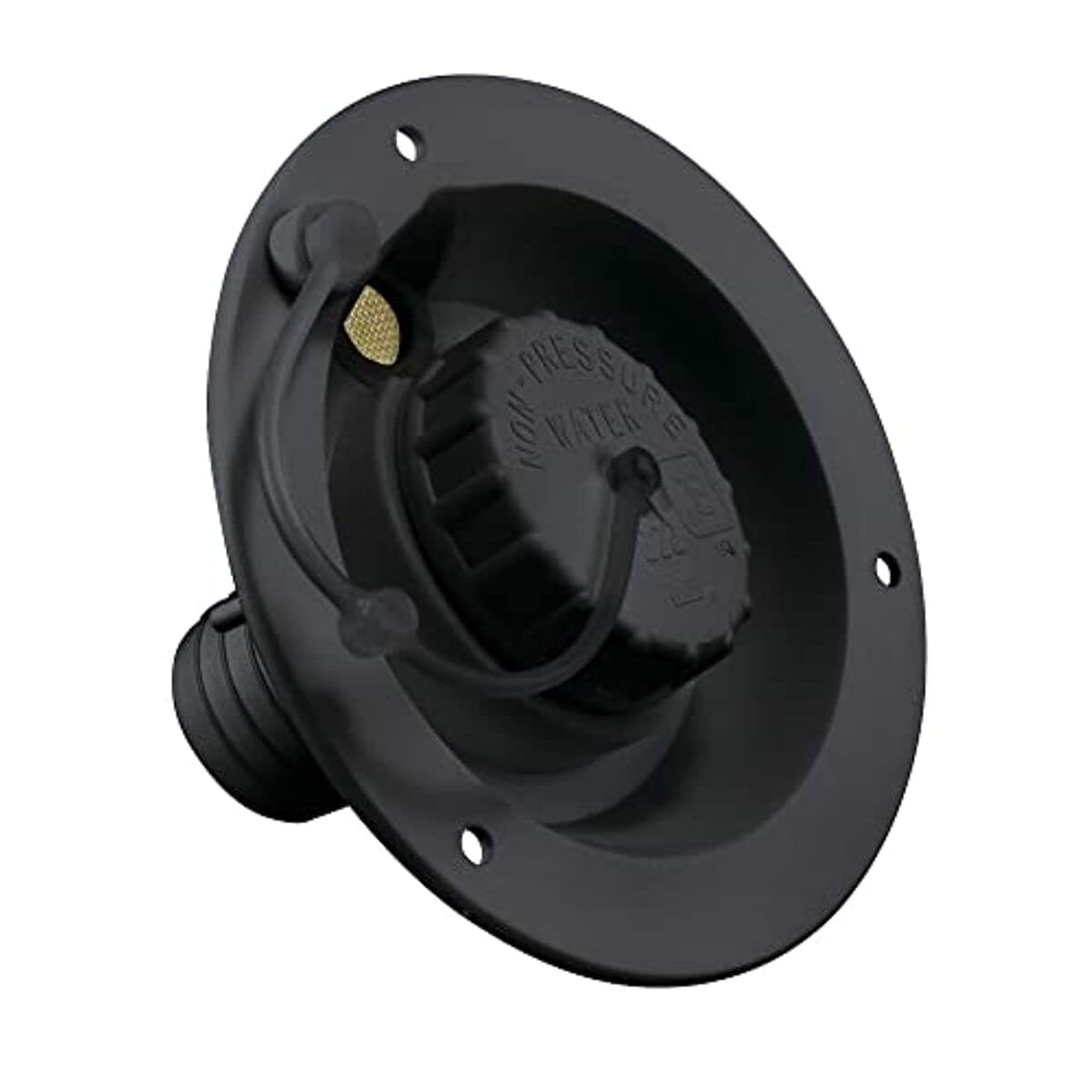 Thetford Rv Camper Gravity Water Inlet Fill Dish Black Pn 94248