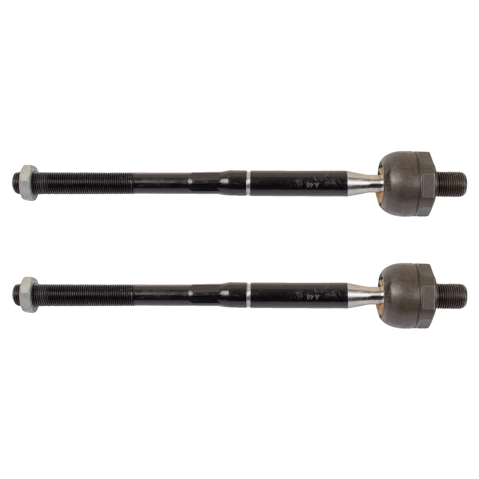 TRQ Front Inner Tie Rod Set Compatible with 2015-2022 Ford Mustang