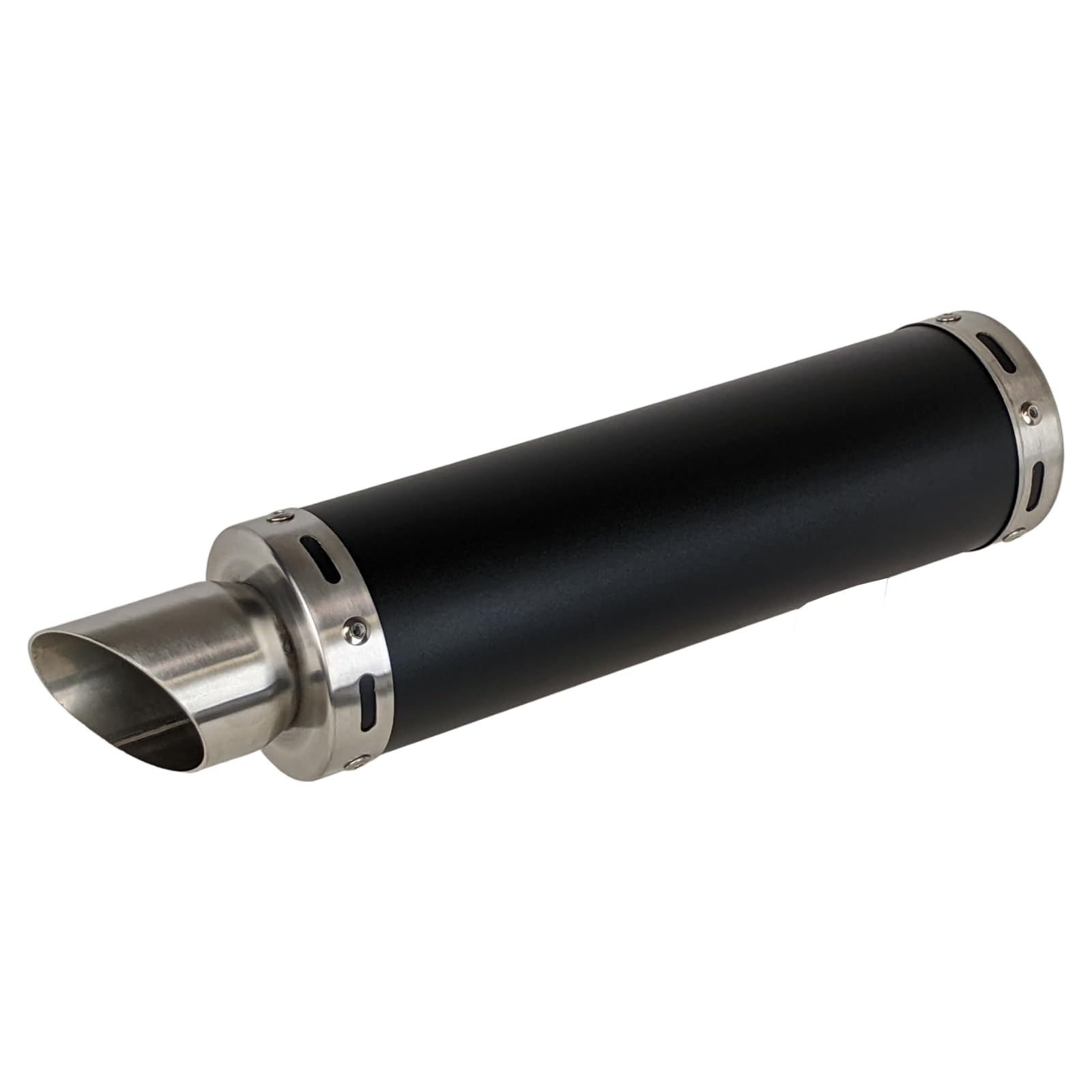 Redcap High Performance Exhaust System Muffler For Gy6 50Cc Scooter Moped Taotao Jonway Kymco 139Qmb (Black)