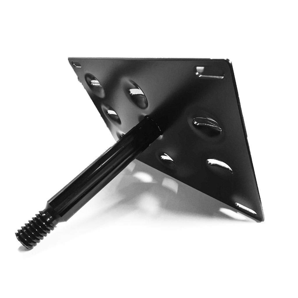 Xotic Tech Black Aluminum Bumper Tow License Plate Mount Bracket Compatible With Porsche Cayenne 2011-2017 Or Tesla Model 3 2017-2023