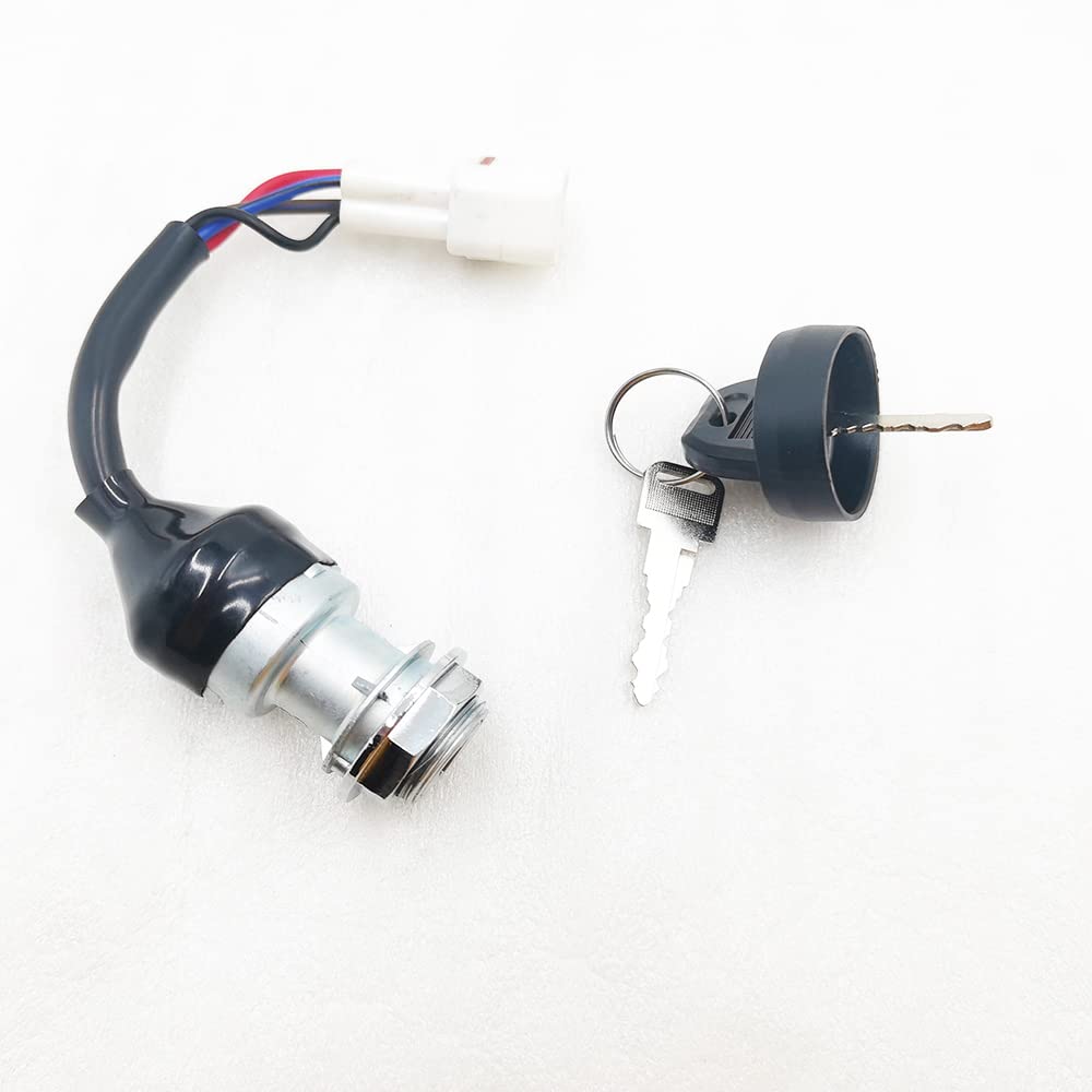 Chikia Ignition Key Switch IKS001B for Hisun UTV 400 500 700 800, Massimo MSU500 700, Axis 500 700, Coleman UT400