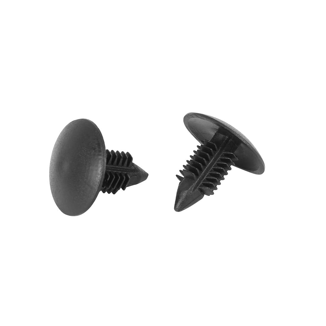 X AUTOHAUX 40pcs 10mm Hole Dia Plastic Bolt Rivets Fastener Rivets Bumper Retainer Clips Black for Car Front Rear Upper