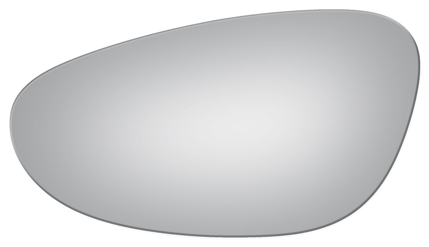 Burco 2826 Flat Driver Side Replacement Mirror Glass Compatible With Porsche 911, Boxster (1997, 1998, 1999, 2000, 2001, 2002, 2