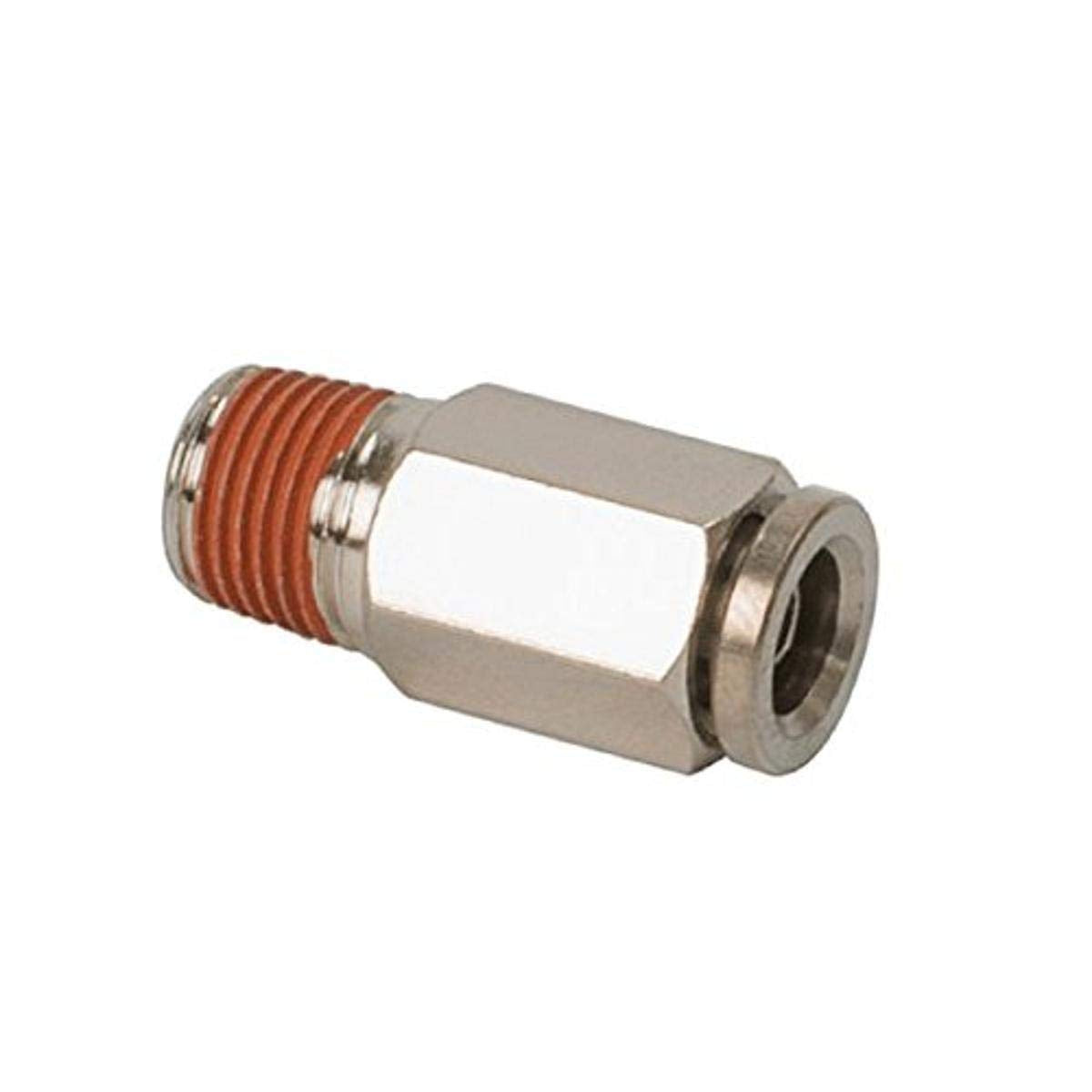 1/8 inch NPT(M) to 1/8 inch Airline Straight Fitting (2 pcs) DOT Approved