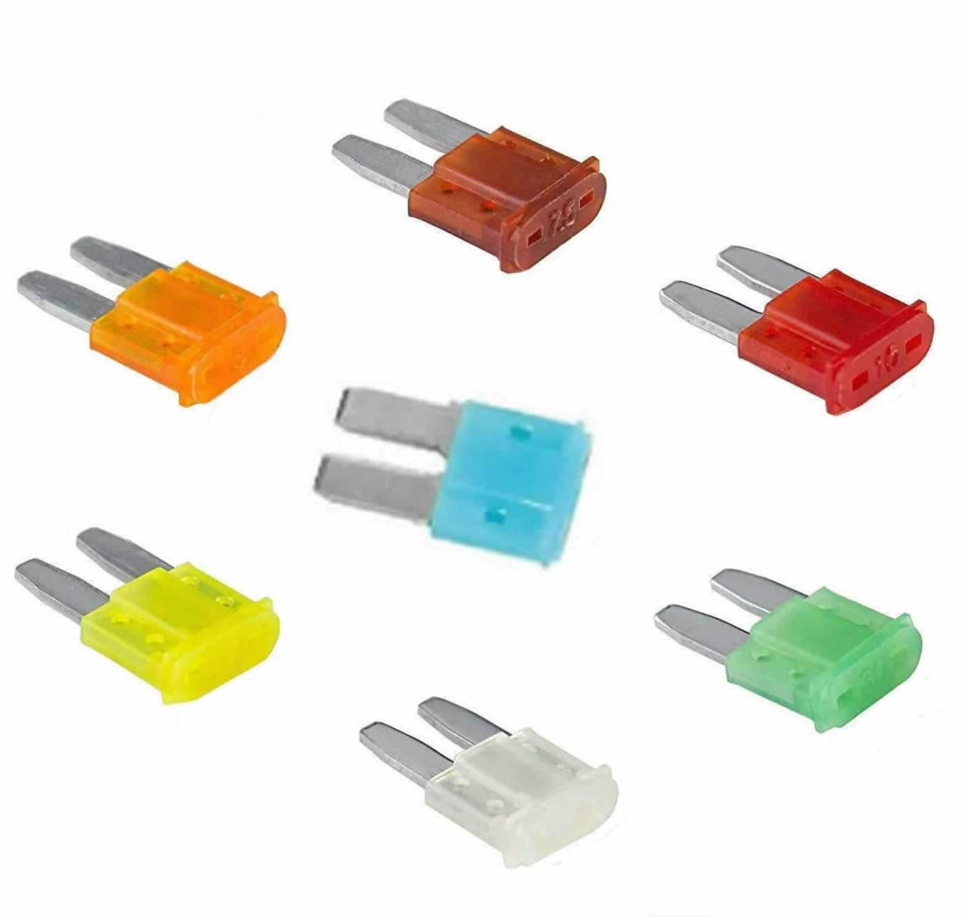 Micro2 Atr Automotive Fuses Assorted 70Pc 5, 7.5, 10,15, 20,25 & 30 Amp Set Pack