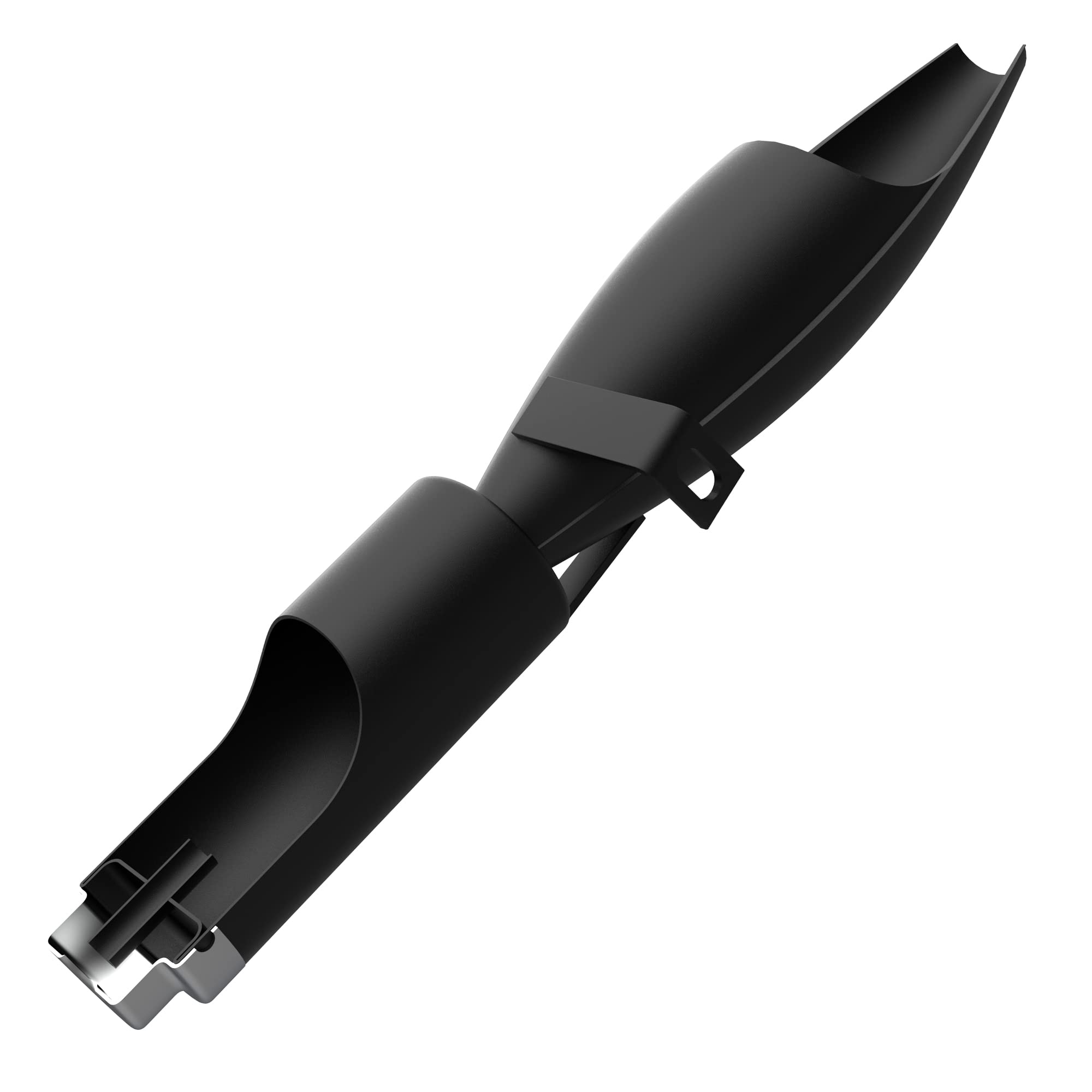 WEIYINGSI 2-Stroke Muffler Exhaust Pipe with Expansion Chamber - Angled Design for 47/49cc Pocket Bikes & Mini Dirt Bikes