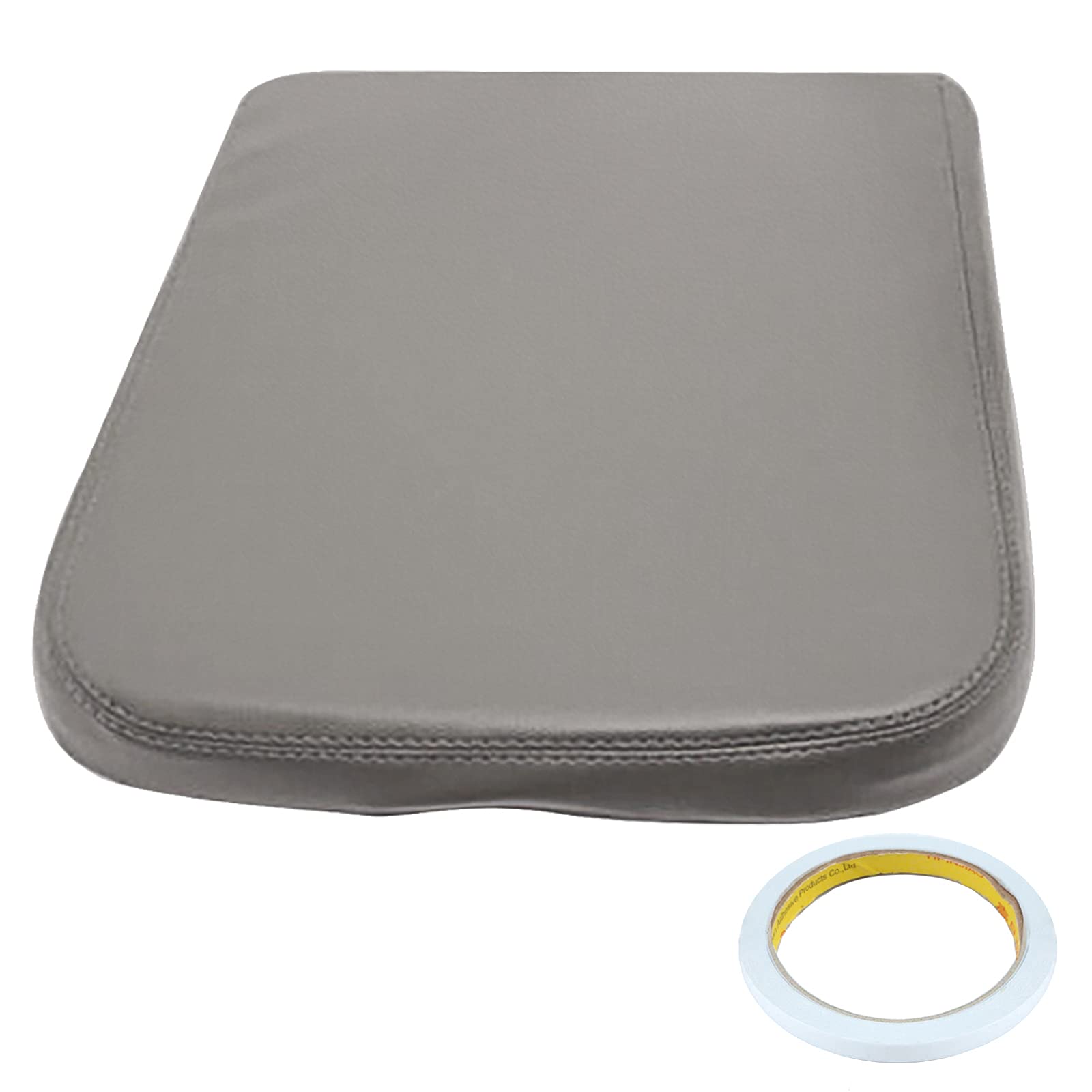 Autokay Armrest Center Console Leather Synthetic Cover For Dodge Ram 2002-2008 Taupe