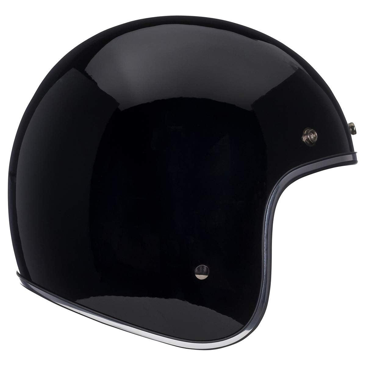 Bell Custom 500 Open-Face Motorcycle Helmet (Gloss Black - X-Small)