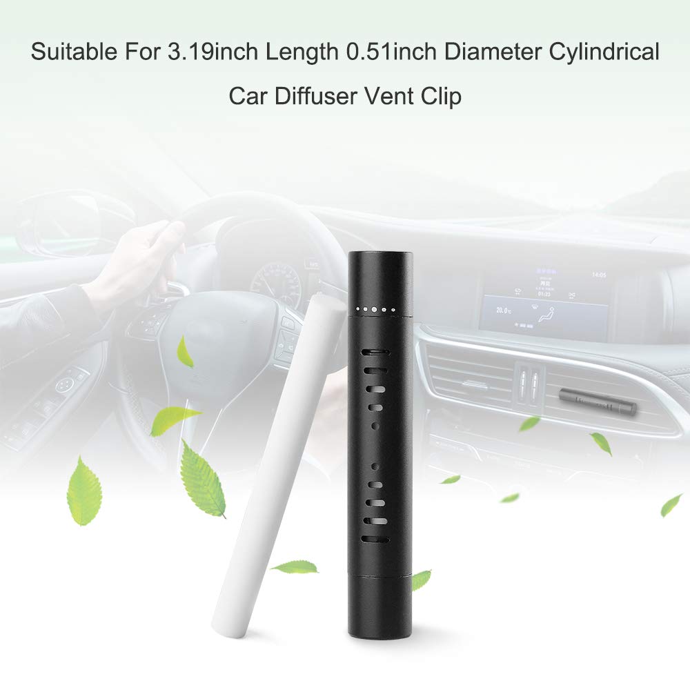 20Pcs Car Diffuser Refill Sticks Filter Wick Replacement, Absorbent Refill Sticks,2.75 X 0.027 Inch For Car Diffuser Vent Clip