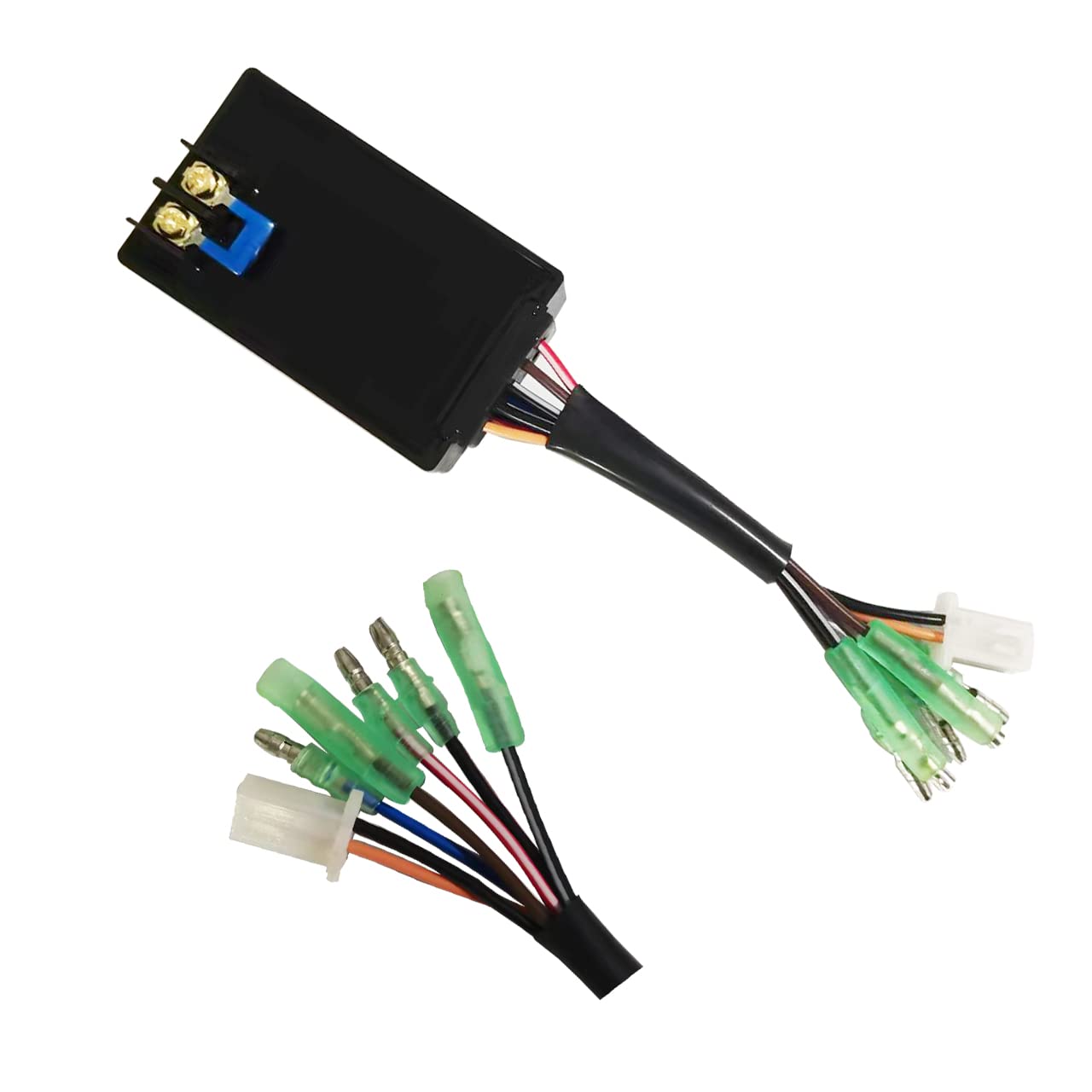 DABAZUALY CDI Box for Polaris Sportsman 90 & Predator 90 (2003-2006) with Ignition Coil, Spark Plug, Starter Solenoid Relay