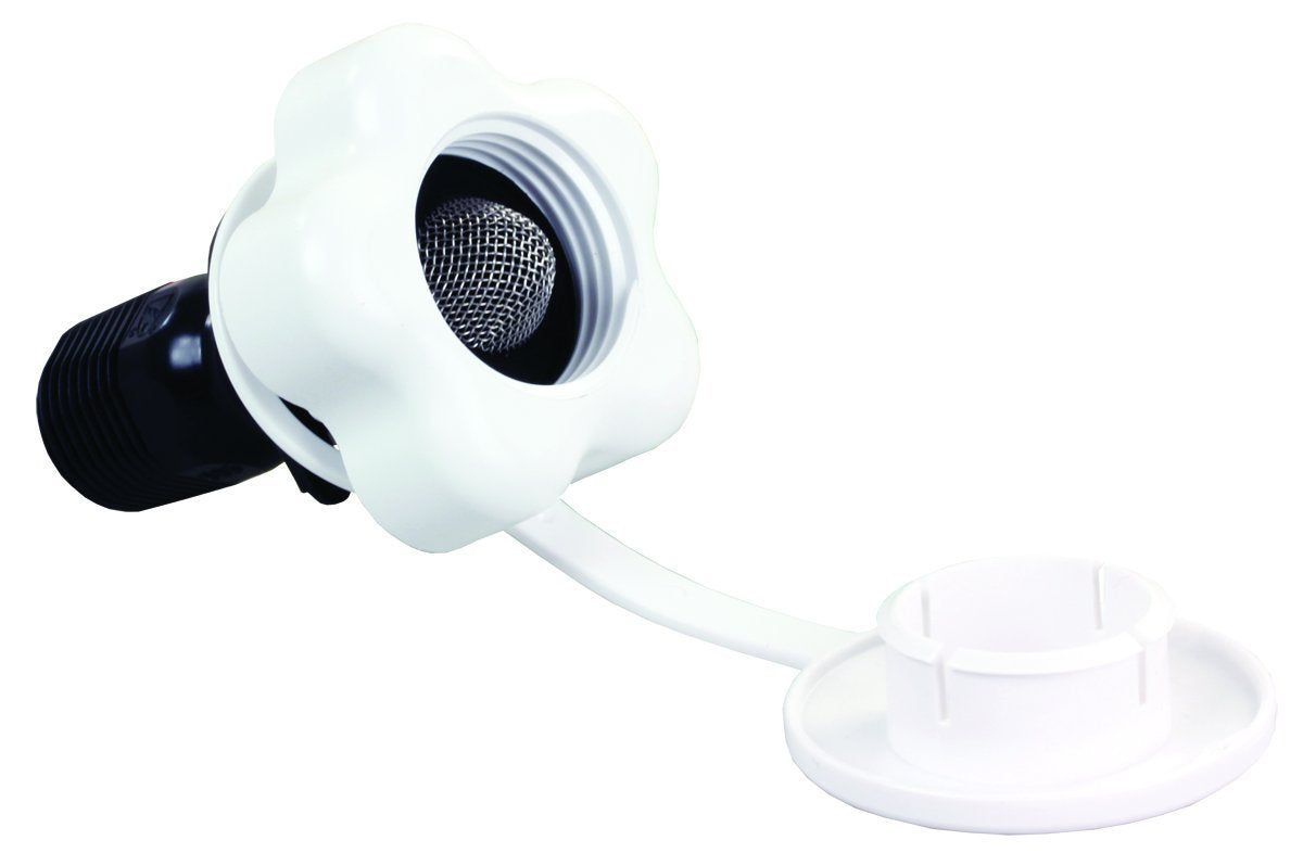 Jr Products 2P-A Polar White Plastic Check Valve