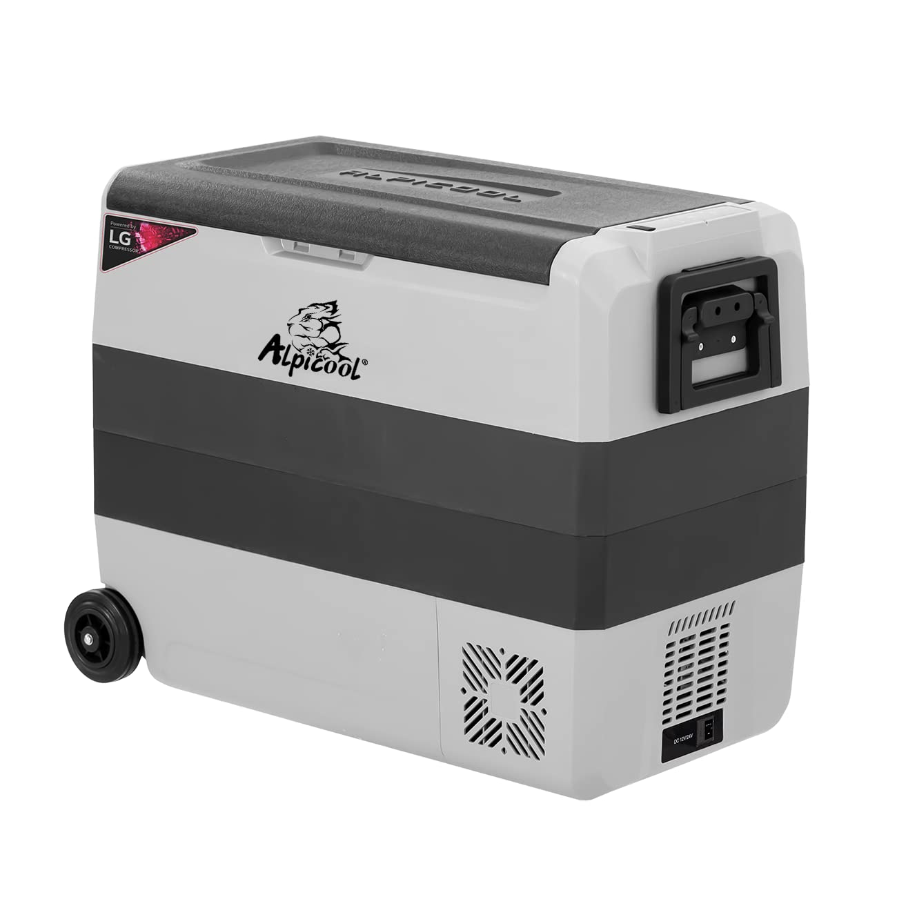 Alpicool Lgt60 Dual Temperature Control 12 Volt Refrigerator 63 Quart Portable Car Fridge Freezer (-4F~68F) For Truck, Rv, Boat,