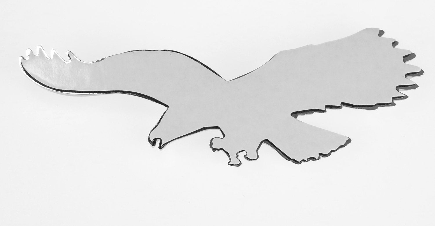 Lfparts Flying Eagle 3D Car Motorcycle Emblem (Black)