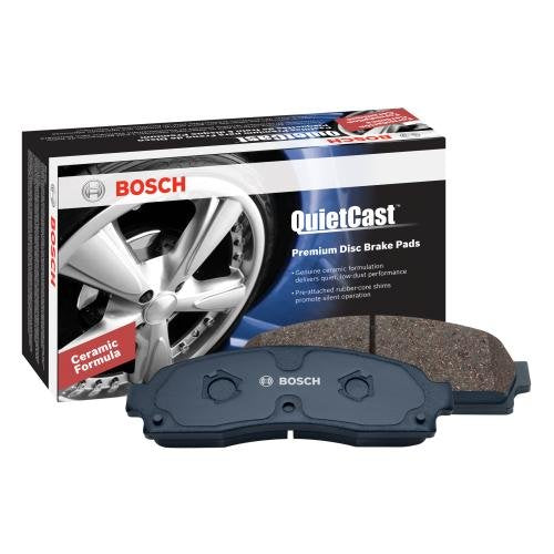 BOSCH BC1184 QuietCast Premium Ceramic Disc Brake Pad Set - Compatible with Select Scion iQ; Toyota Prius C, Yaris; FRONT
